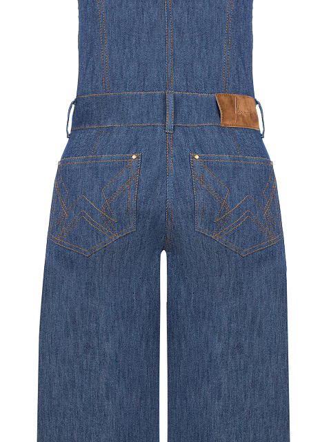Blue Denim Jumpsuit, 4 Blue Denim Jumpsuit, 4