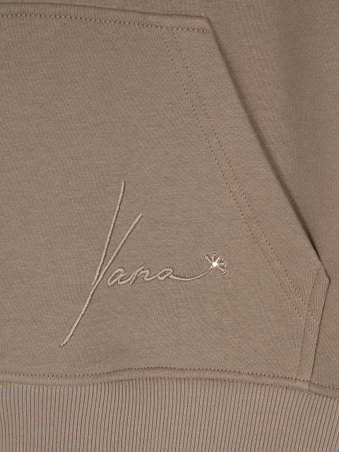 Dragons Embroidered Cocoa Jersey Suit, 3 Dragons Embroidered Cocoa Jersey Suit, 3