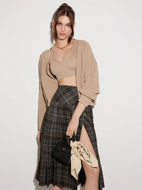 Beige Cotton Paisley Printed Bandana, 3