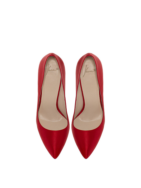 Red Silk Pumps, 4