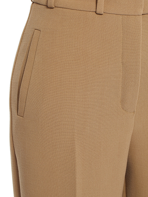 Beige Cropped Trousers, 3