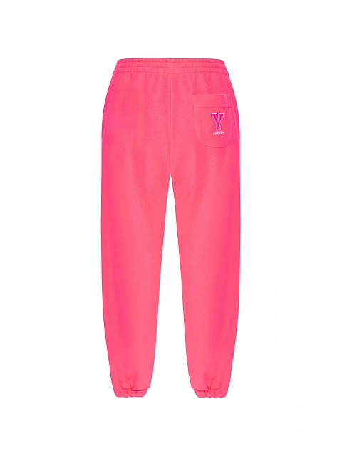 Kid's Bright Pink "YK" Embroidered Jersey Tracksuit, 4