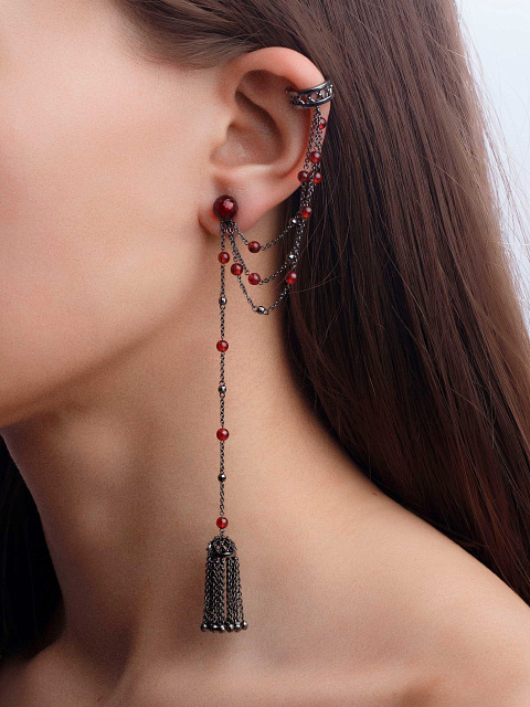 Black Gold & Garnet Ring, 3