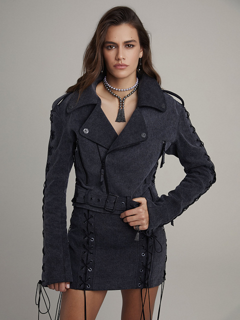 Black Gold Pearl & Diamond Tassel Necklace, 5