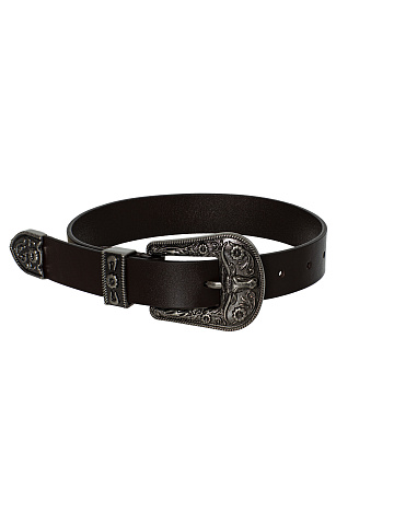 Leather belt-choker, 1