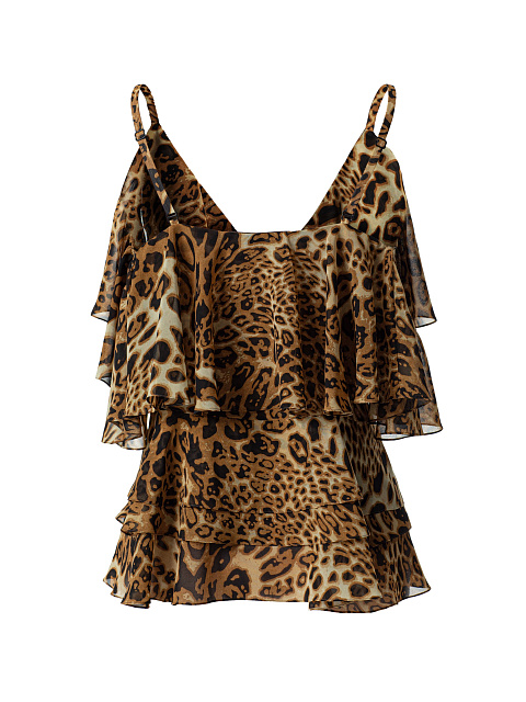 Chiffon top with a print, 5