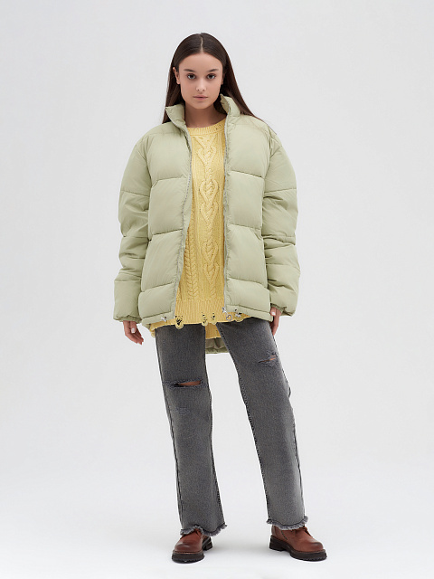 Pistachio oversized down jacket, 10 Pistachio oversized down jacket, 10