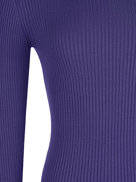 Purple Rib Knit Turtleneck Sweater, 4 Purple Rib Knit Turtleneck Sweater, 4