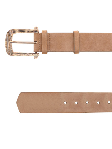 Beige leather belt, 2