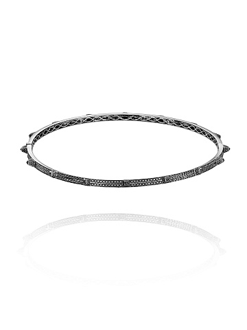 Black Gold & Diamond Choker Necklace, 1