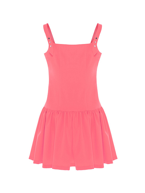 Pink viscose mini dress, 2