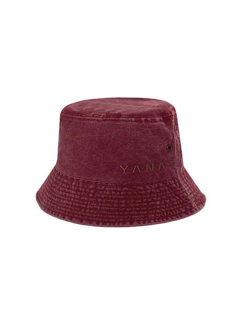 Bordeaux Cotton "Yana" Bucket Hat, 1 Bordeaux Cotton "Yana" Bucket Hat, 1