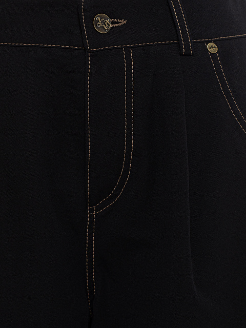 Black Cotton Jeans, 3