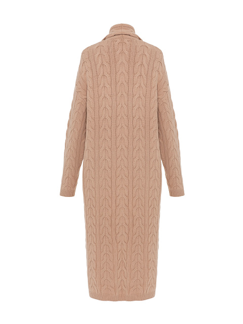 Beige Knitted Cashmere Coat , 2