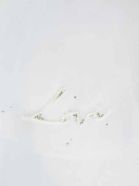 Love Is Forever Short White Veil, 4