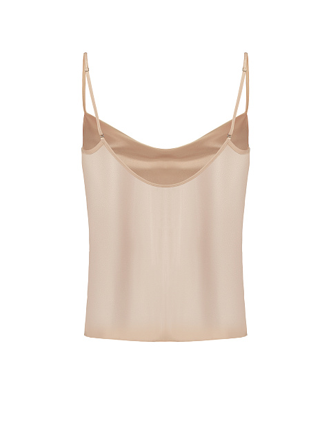 Beige Satin Top, 2 Beige Satin Top, 2