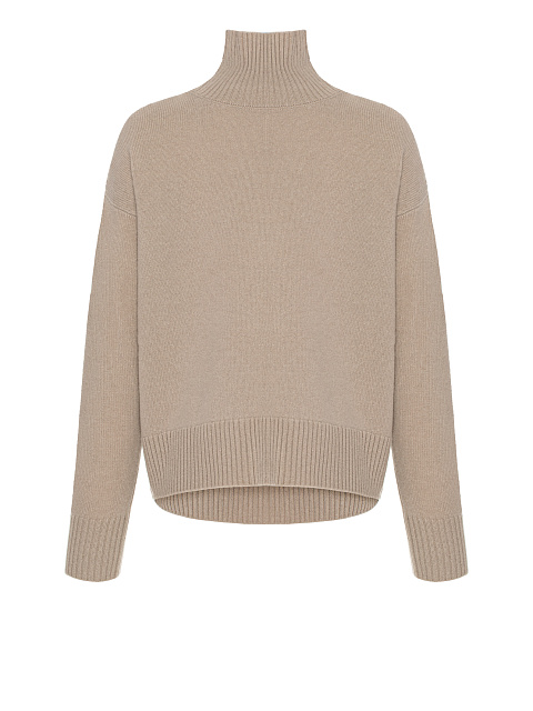 Beige Royal Cashmere Turtleneck Sweater, 1 Beige Royal Cashmere Turtleneck Sweater, 1