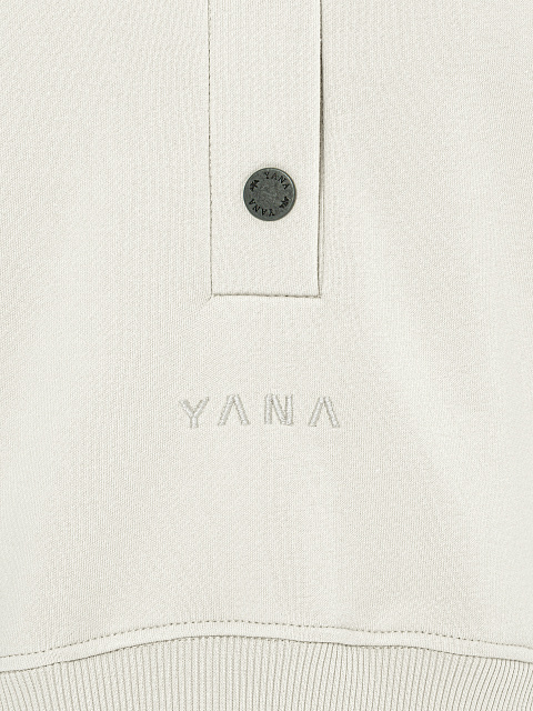 White "Yana" Embroidered Jersey Suit, 4