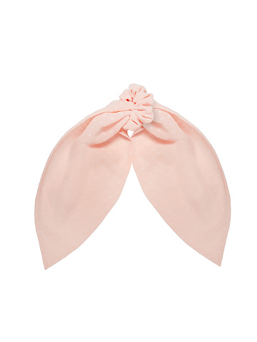 Light Pink Chiffon Scrunchy, 1
