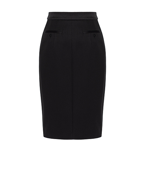 Black embroidered skirt, 2 Black embroidered skirt, 2