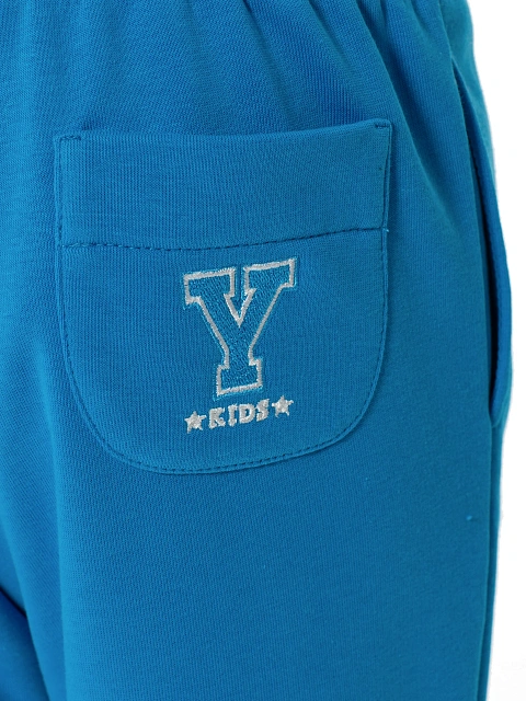 Kid's Bright Blue "YK" Embroidered Jersey Tracksuit, 5 Kid's Bright Blue "YK" Embroidered Jersey Tracksuit, 5