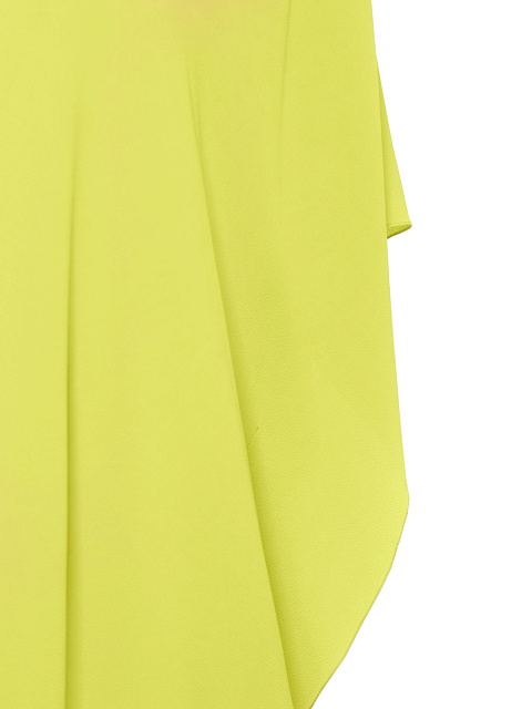 Neon Yellow Chiffon Tunic, 3 Neon Yellow Chiffon Tunic, 3