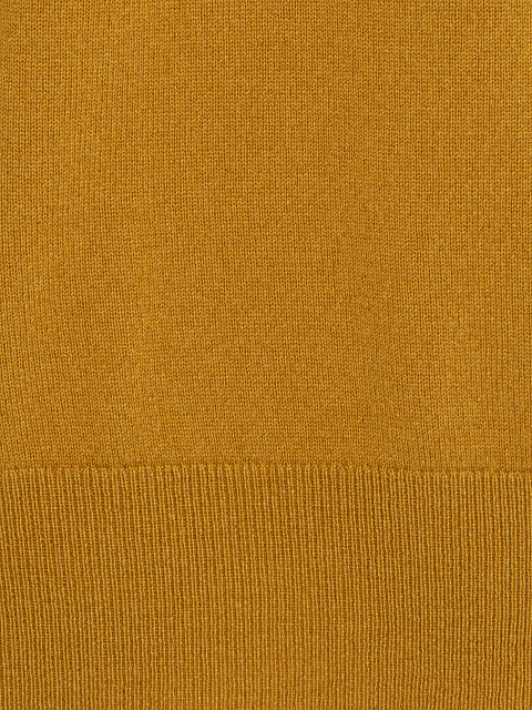 Men's Yellow Cashmere Turtleneck Sweater, 3