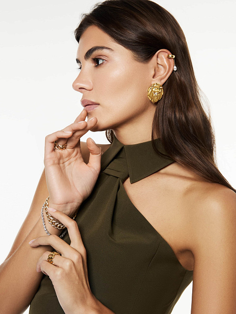 White gold bracelet with round-cut diamonds , 3