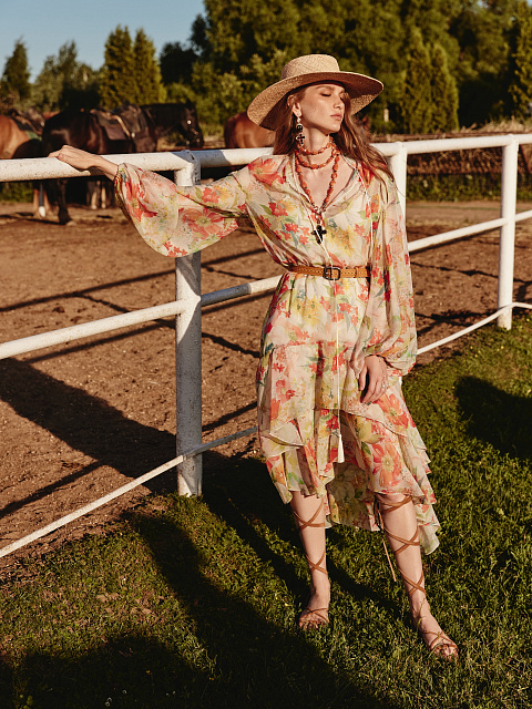 Brown Suede Gladiator Sandals, 6