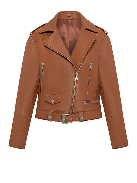 Brown Biker Jacket, 1