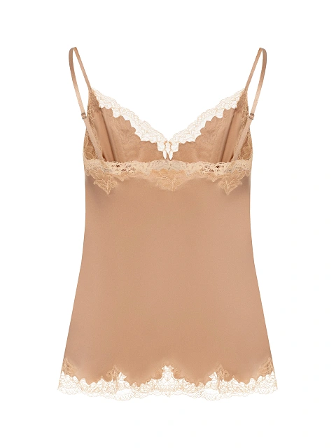 Beige Lace Trim Top, 2 Beige Lace Trim Top, 2