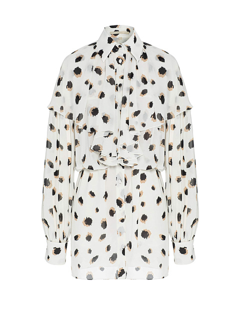 Printed chiffon mini dress, 1 Printed chiffon mini dress, 1