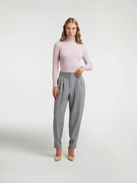 Grey Pleated Trousers, 2 Grey Pleated Trousers, 2