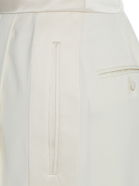 Ivory palazzo trousers, 4