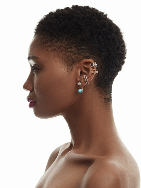 White gold and diamond ear cuff, 3