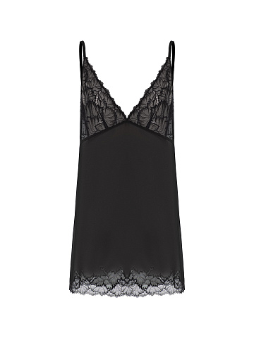 Black lace mini dress, 1