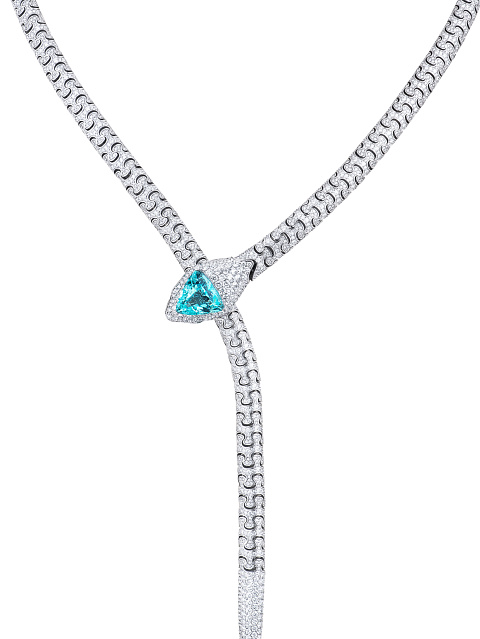 White Gold & Tourmaline Necklace, 2