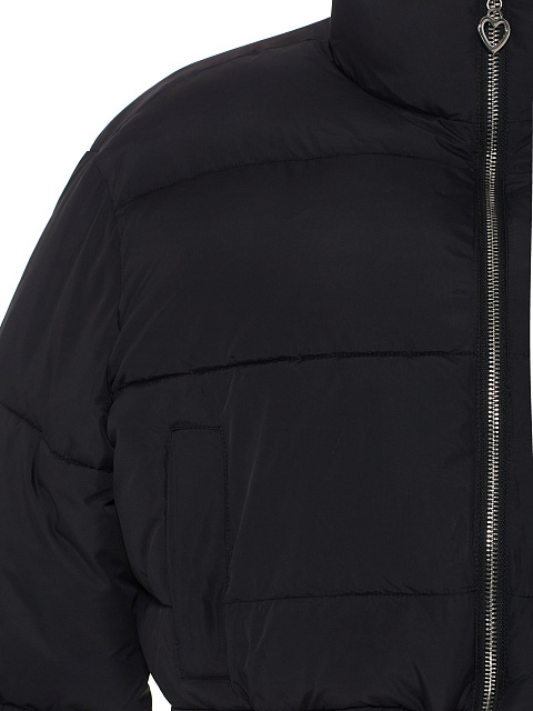 Black cropped down jacket, 5