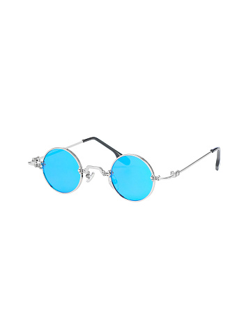 Blue Round Sunglasses, 1