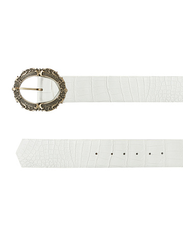 White Corcodile Belt, 2
