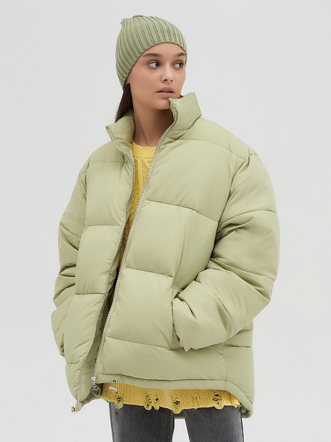 Pistachio oversized down jacket, 14 Pistachio oversized down jacket, 14
