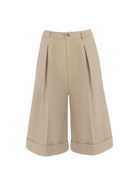 Sand denim Bermuda shorts, 1