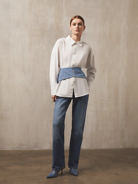 White cotton shirt, 5