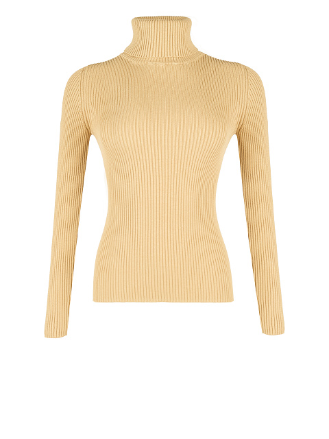Sand Rib Knit Jersey Turtleneck, 1 Sand Rib Knit Jersey Turtleneck, 1