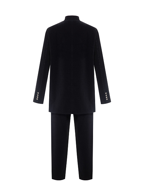 Black Velvet Jacket And Trouser Suit, 2