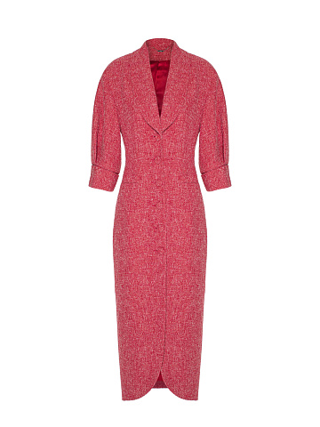 Tweed midi dress, 1