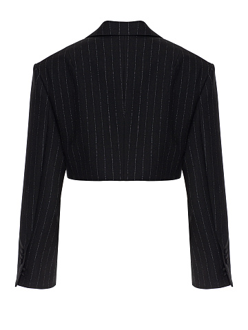 Black striped jacket, 2