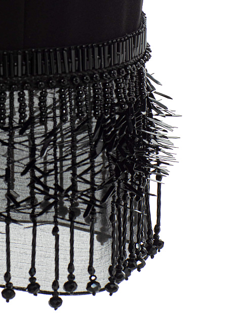 Black Off Shoulder Midi Dress with Fringe, 12 Black Off Shoulder Midi Dress with Fringe, 12