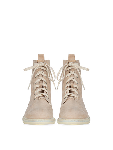 Beige Suede Boots, 2