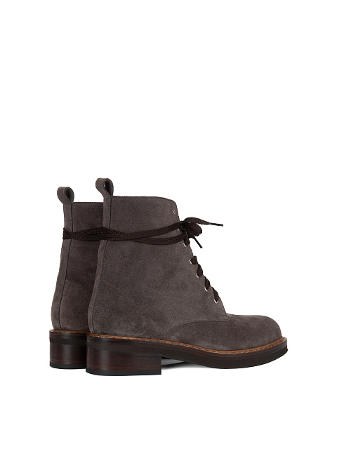 Grey & Brown Suede Boots, 3